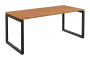 SEK-O - 18 stůl kancelářský, kovová podnož černá, deska 25 mm, široký 1800 mm, buk royal